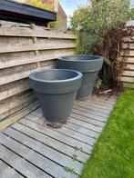 Grote Ehlo bloempotten pure round 120 en 100, Ophalen, Kunststof, Gebruikt, 40 cm of meer