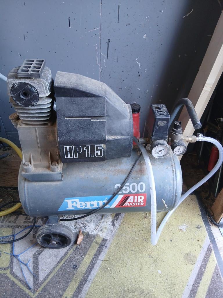 Ferm compressor HP 1.5 2500, Doe-het-zelf en Verbouw, Ophalen