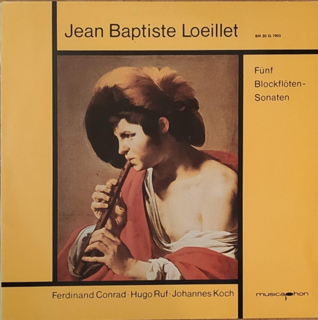 Jean Baptiste Loeillet de Gant: Fünf Blockflötensonaten, Kamermuziek, Ophalen of Verzenden, Zo goed als nieuw, 12 inch