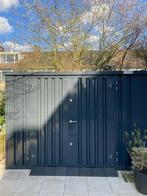Antraciete demontabele container/berging 3 x2 meter, Ophalen, Zo goed als nieuw, Metaal, Fietsenberging