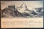 Sommet du Gornergrat Zwitserland 1901, Verzamelen, Ophalen of Verzenden, Voor 1920, Gelopen, Overig Europa