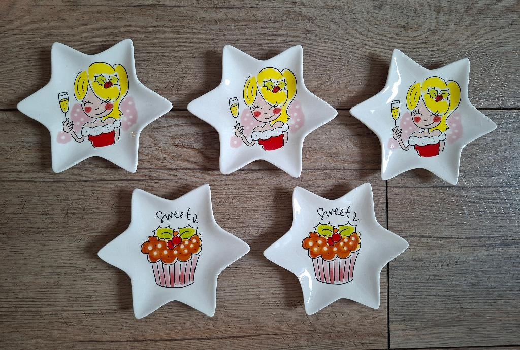 NIEUW Blond Amsterdam Kerst Ster Pfjes Bordjes, Blond Amsterdam, Nieuw, Ophalen of Verzenden, Bord(en)