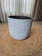 Mooie wit/ lichtgrijze plantenpot 31cm hg x doorsnede 33cm, Ophalen, Halfschaduw, Minder dan 100 cm
