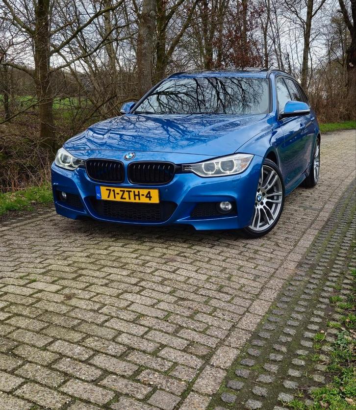 BMW 328i F31 M-sport estoril blauw panorama automaat, Auto's, BMW, Particulier, 3-Serie, Benzine, B, Stationwagon, Automaat, Geïmporteerd