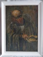 P.E.A. Mansvelt Beck (1880-1968) - Oude Straatzanger - 1954, Ophalen