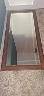 Antieke spiegel eiken geslepen, Huis en Inrichting, Woonaccessoires | Spiegels, Ophalen of Verzenden, Zo goed als nieuw, Minder dan 100 cm