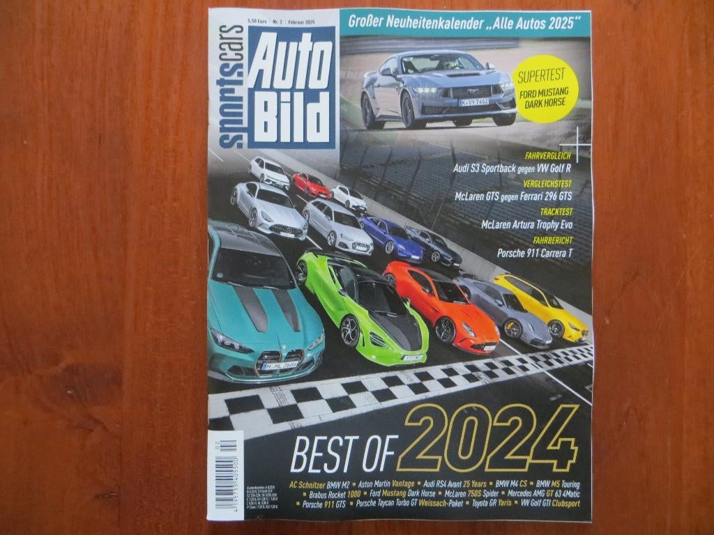Autobild Sportscars 2 2025 Audi S3 Sportback, VW Golf R, Ophalen of Verzenden, Nieuw, Audi