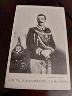 S. M.  VICTOR  EMMANUEL III  KONING VAN ITALIË, Ophalen of Verzenden, Zo goed als nieuw, Buitenland, Kaart, Foto of Prent