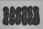 Weefgaren 100% Zweedse wol 600 gr 6 strengen donkergrijs, Ophalen of Verzenden, Nieuw