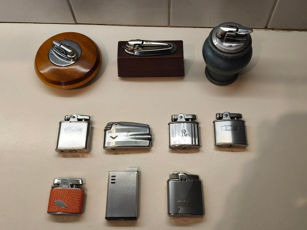 10 Ronson Aanstekers - Diverse Modellen, Verzamelen, Ophalen of Verzenden, Gebruikt, Aansteker