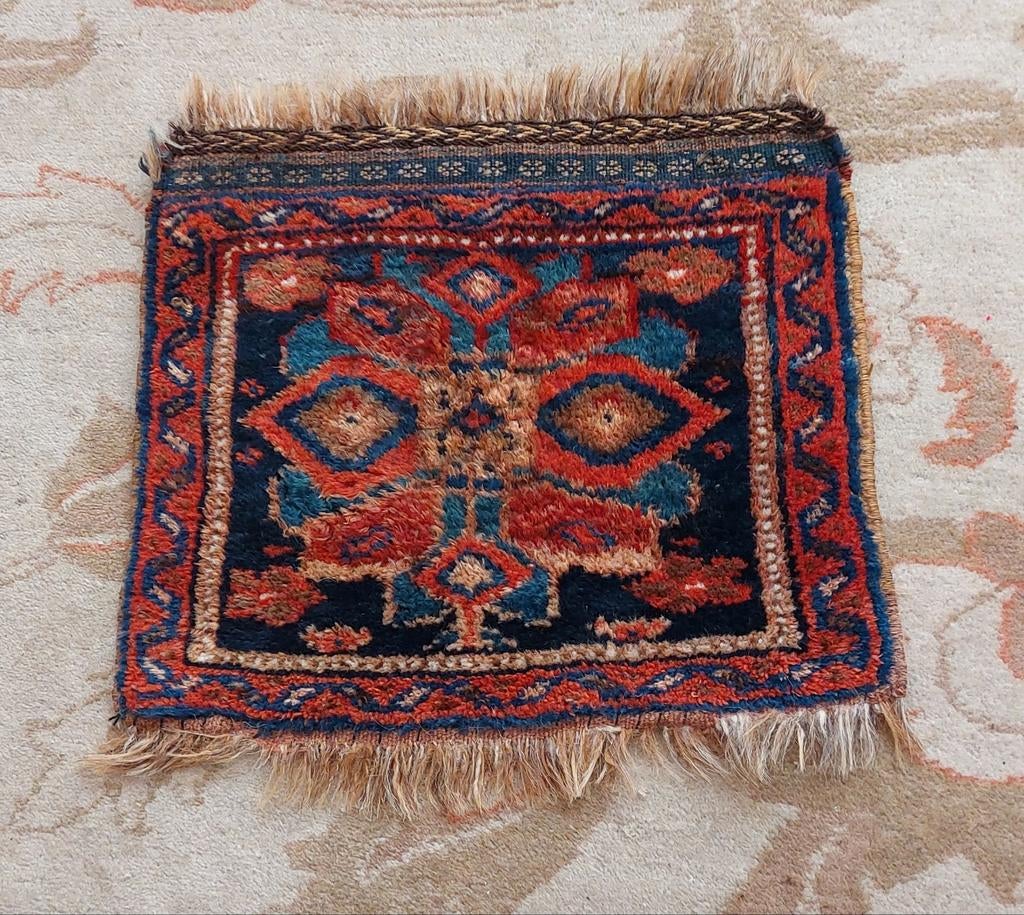 Antieke Perzisch afshar kleedje, Antiek en Kunst, Ophalen of Verzenden