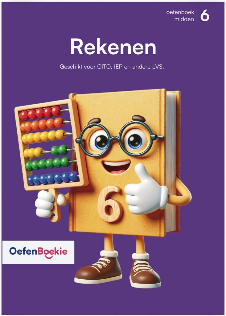 Rekenen Oefenboek Groep 6 – PDF | CITO / IEP Voorbereiding, Boeken, Schoolboeken, Ophalen, Nieuw, Overige niveaus, Nederlands