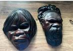 Antieke Aboriginals maskers, Ophalen of Verzenden