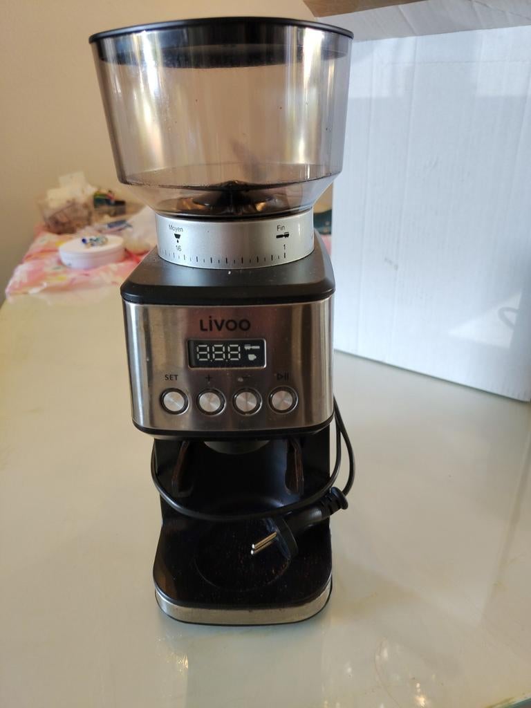 Koffiemolen. Electrisch. Livoo. Zgan., Ophalen of Verzenden