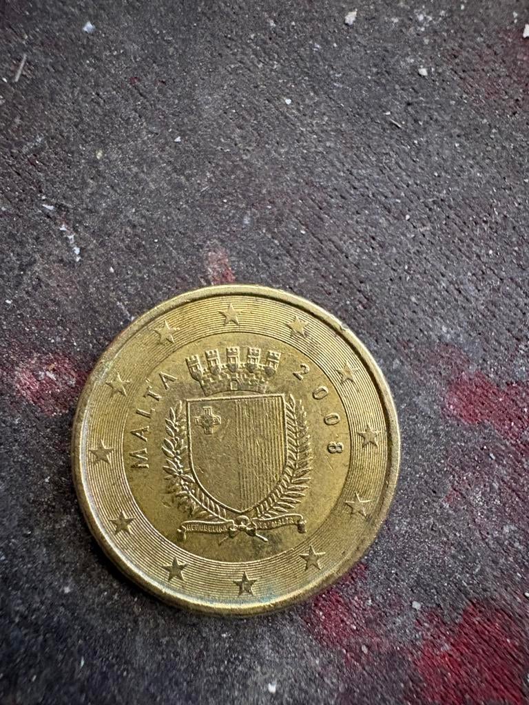 Zelfaam 10 euro cent malta F onderste ster, Postzegels en Munten, Munten | Europa | Euromunten, Ophalen of Verzenden, Malta