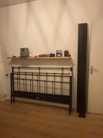 Ikea Svelvik  bed frame 160x200, Ophalen, Gebruikt, Zwart, Tweepersoons