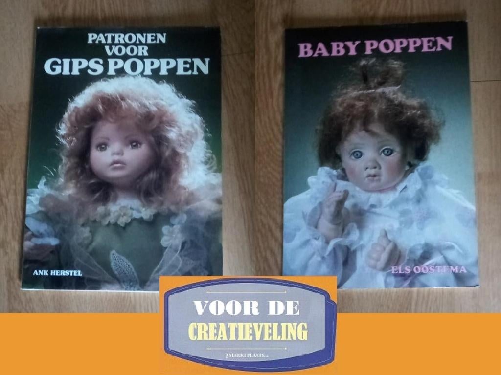Patronen voor gips poppen - Ank H./ Baby poppen - Els O., Ophalen of Verzenden, Zo goed als nieuw, Ank Herstel - Els Oostema, Poppen maken