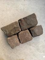 Kasseien / kinderkopjes bestrating / borders +/- 100 stuks., Tuin en Terras, Ophalen, Gebruikt, Natuursteen, Klinkers