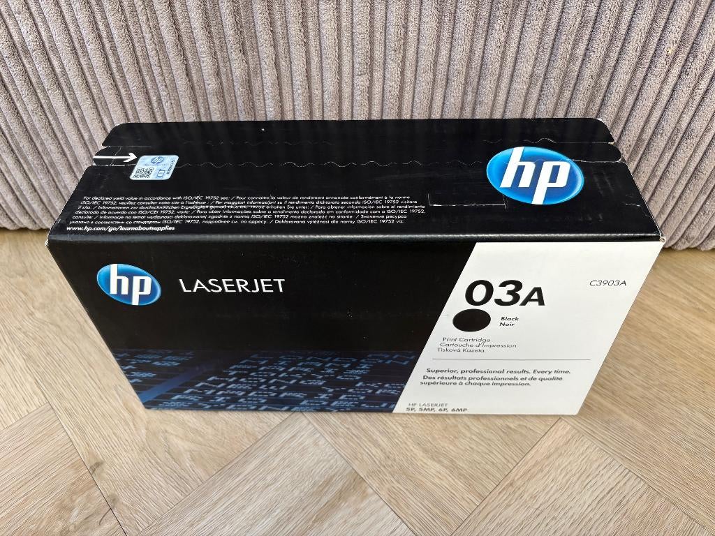 Nieuwe toner HP C3903A (HP 03A) voor de HP 5P/5MP/6P/6MP, Ophalen of Verzenden, Nieuw, Toner, HP (ORIGINEEL)