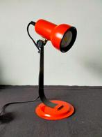 VINTAGE ORANJE BUREAULAMP, Ophalen of Verzenden