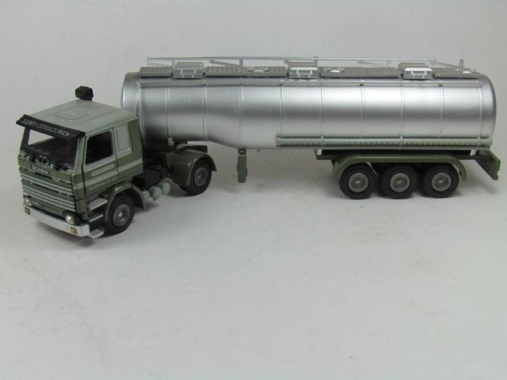 Tekno Scania R142 Hobur tankoplegger Gebr. van Staalduinen, Hobby en Vrije tijd, Modelauto's | 1:50, Zo goed als nieuw, Bus of Vrachtwagen