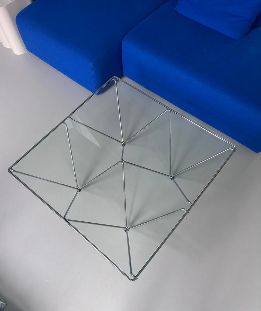 Vintage design Paolo Piva coffeetable Italiaans design, Ophalen, 100 tot 150 cm, 50 tot 100 cm, Zo goed als nieuw