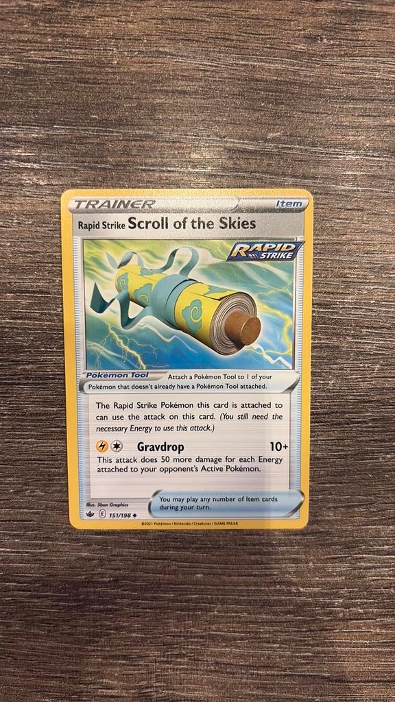 CRE Rapid Strike Scroll of the Skies 151/198, Ophalen of Verzenden, Zo goed als nieuw