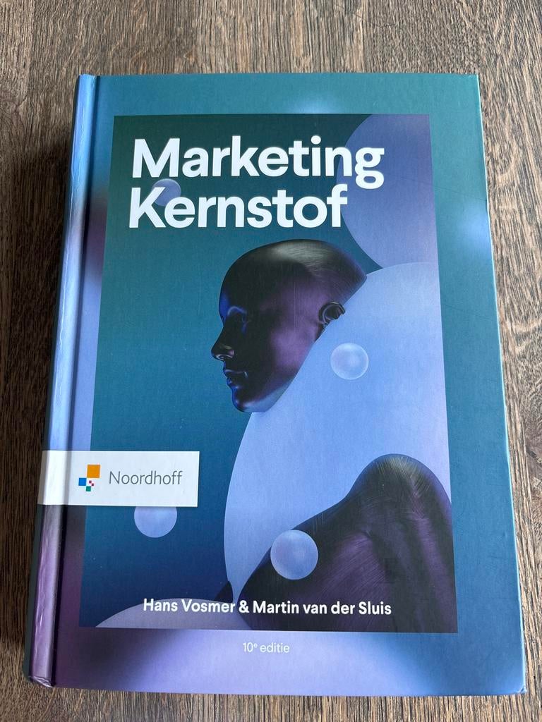 Studieboek Marketing Kernstof 10e druk - Hans Vosmer, Boeken, Studieboeken en Cursussen, Ophalen of Verzenden, Gamma, Zo goed als nieuw
