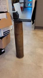 Koperen Huls Leopard 1 Tank - 62 cm Hoog, Ophalen of Verzenden