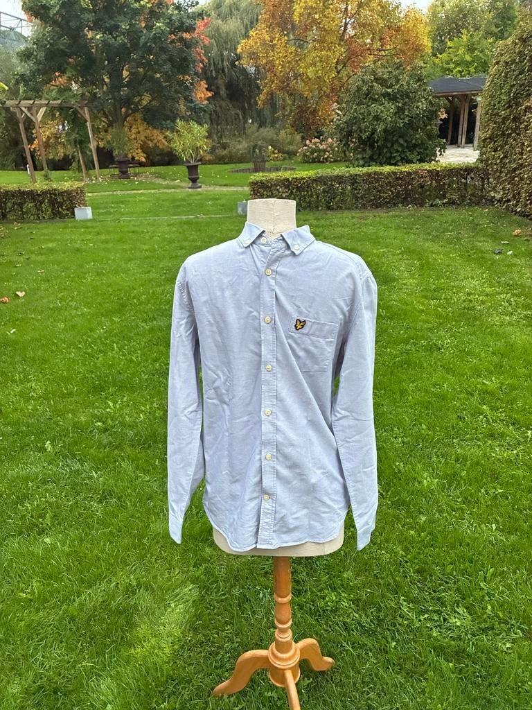 Lyle & Scott Lichtblauw Overhemd Maat S - Zo Goed Als Nieuw, Ophalen of Verzenden, Zo goed als nieuw, Blauw, Halswijdte 38 (S) of kleiner