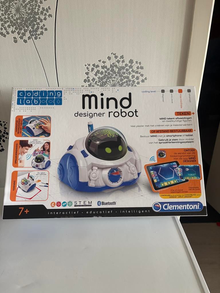 Mind designer robot, Ophalen, Zo goed als nieuw