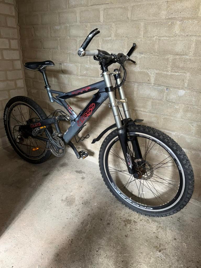 Cross Mountainbike Full Suspension - 26 inch, Fietsen en Brommers, Fietsen | Crossfietsen en BMX, Ophalen of Verzenden, Zo goed als nieuw
