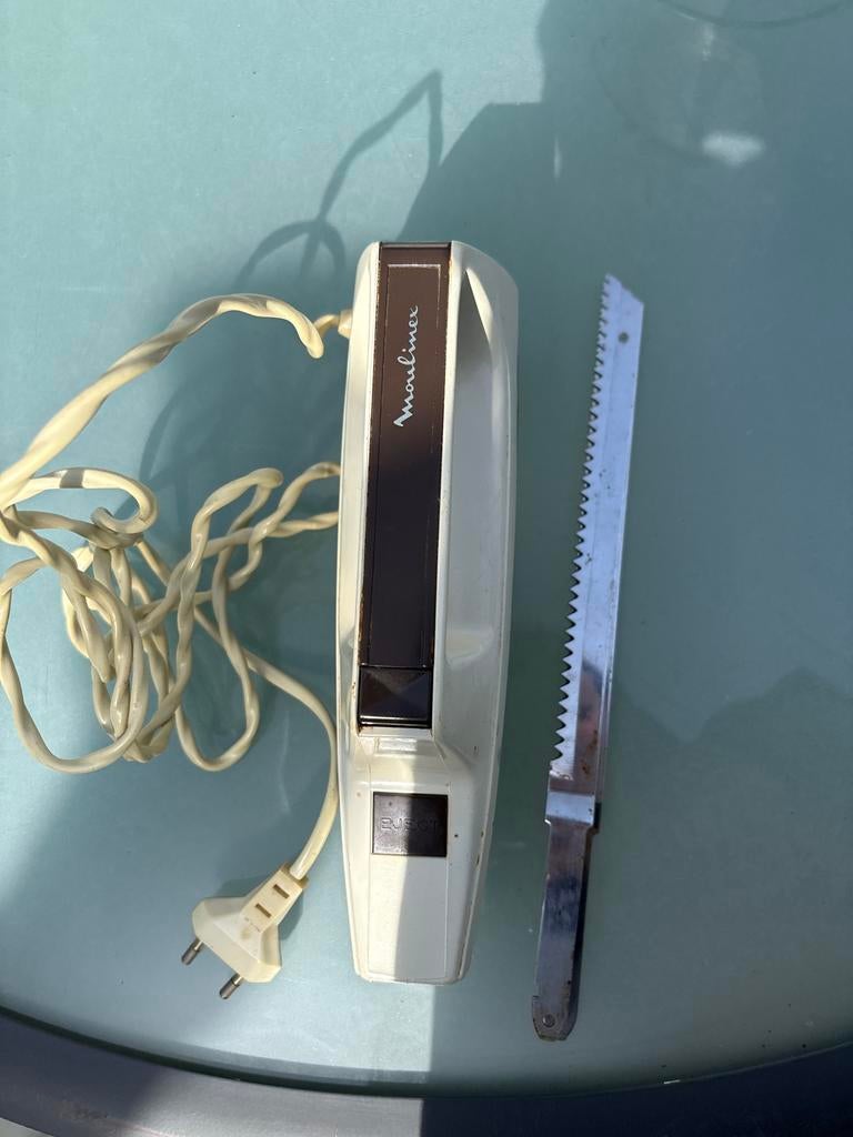 Moulinex elektrisch mes, Ophalen of Verzenden, Gebruikt