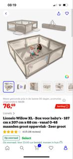 Lionelo Willow XL box voor baby's, Ophalen, Gebruikt, Rechthoekig, Boxkleed