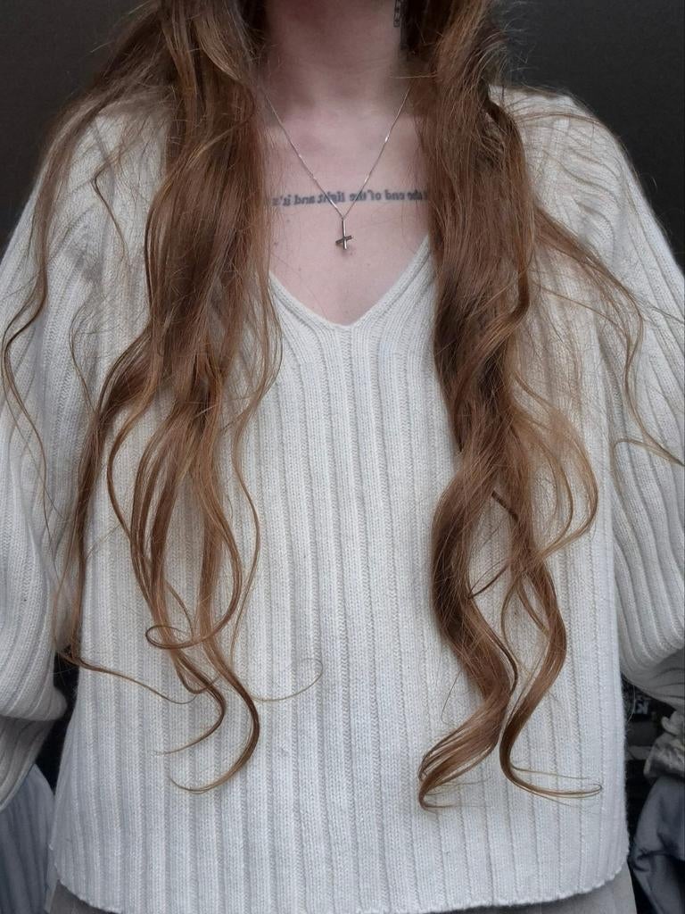 H&M Premium Selection merino wollen trui, Kleding | Dames, Truien en Vesten, H&M, Wit, Maat 46/48 (XL) of groter, Nieuw