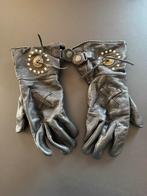 Stoere leren motorhandschoenen met studs, Motoren, Kleding | Motorkleding, Ophalen of Verzenden, Tweedehands, Heren, Handschoenen