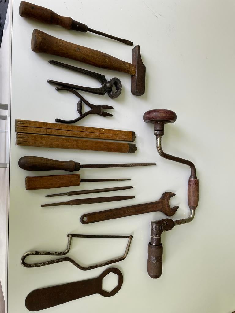 Antiek Oud Gereedschap, Antiek en Kunst, Antiek | Gereedschap en Instrumenten, Ophalen of Verzenden