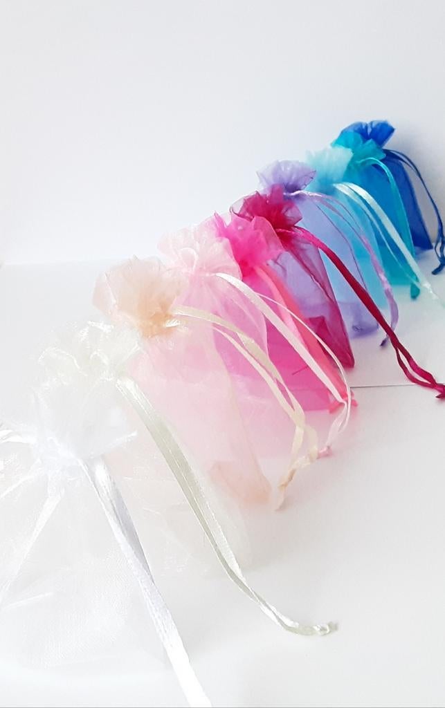 Heel veel nieuwe organza zakjes.  Keuze uit 4 maten, Ophalen of Verzenden, Nieuw