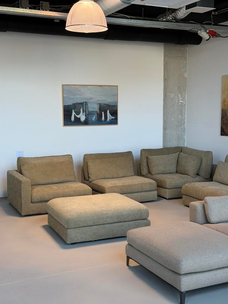 Linteloo Mauro Bank | Modulair | NIEUWSTAAT + Garantie, Hoekbank, 300 cm of meer, Ophalen of Verzenden, Zo goed als nieuw