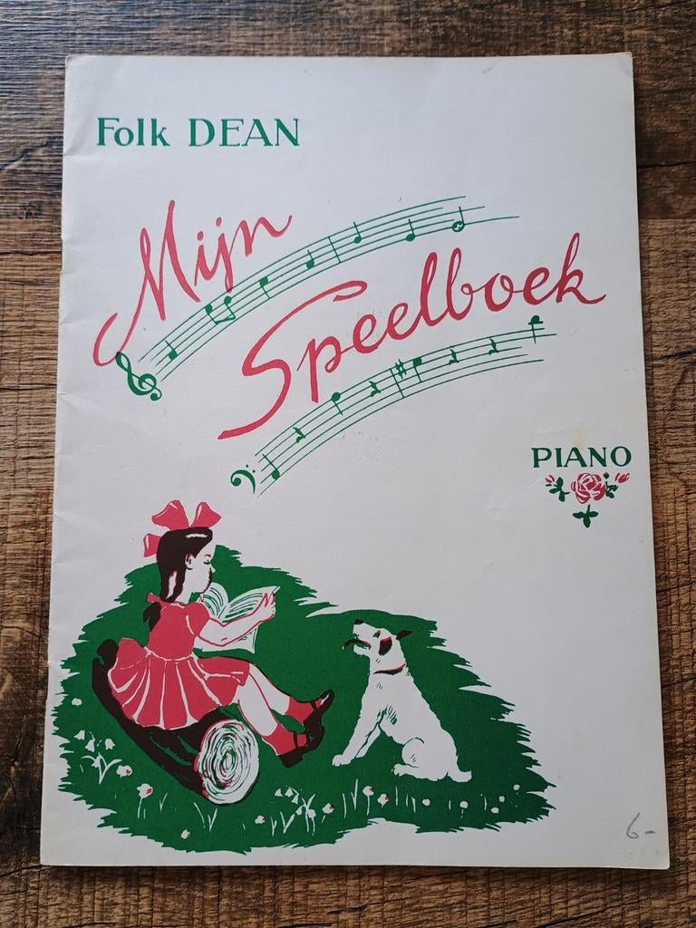 Folk Dean - Mijn speelboek - Piano, Gebruikt, Les of Cursus, Ophalen of Verzenden, Piano