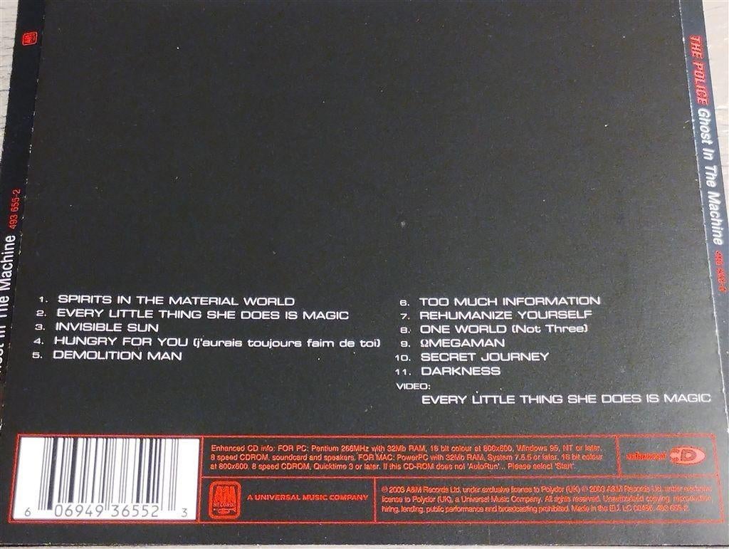 The Police - Ghost In The Machine, Ophalen of Verzenden, Zo goed als nieuw