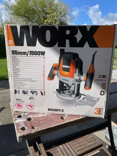 Worx Freesmachine WX15RT.2, Ophalen, Bovenfrees, Elektrisch, Nieuw