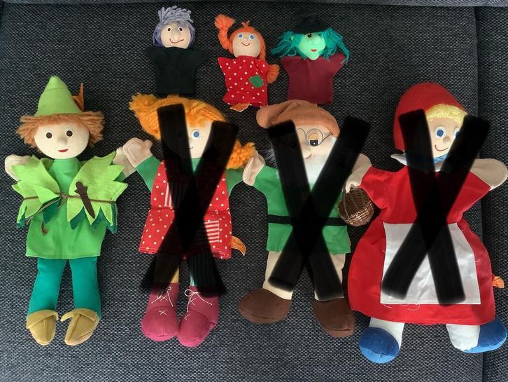 handpop Trulala poppenkast vingerpoppen vingerpopje trullala, Kinderen en Baby's, Speelgoed | Poppen, Zo goed als nieuw, Overige typen