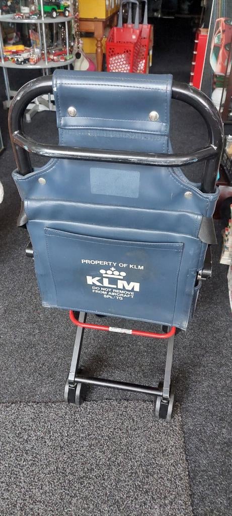 Vintage klm vliegtuigrolstoel, Ophalen, Schaalmodel