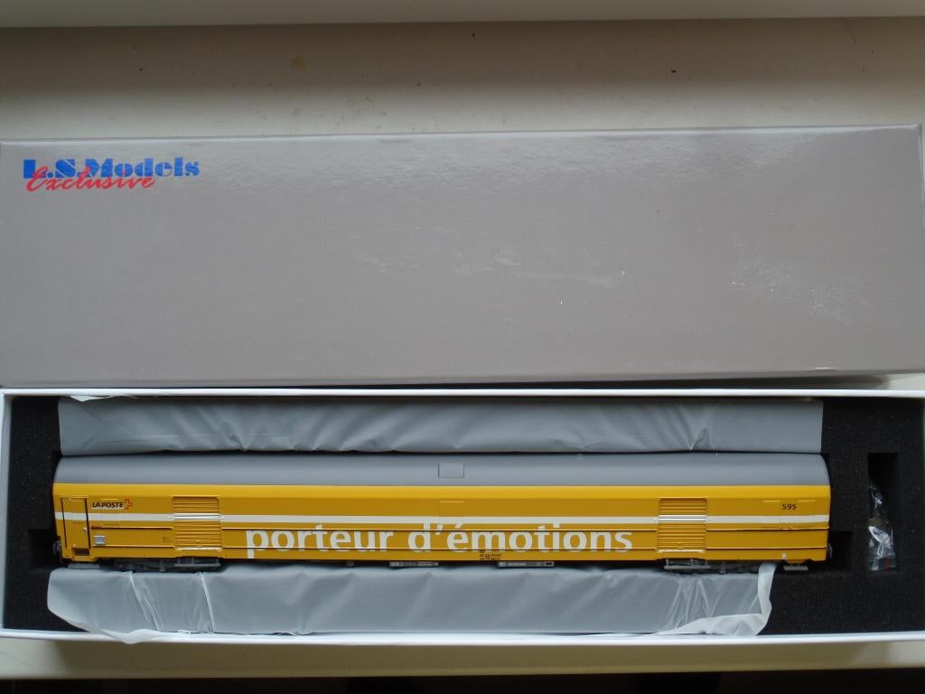 LS MODELS SBB Z4 in nieuwe kleurstelling van de post, Overige merken, Gelijkstroom, Ophalen of Verzenden, Nieuw