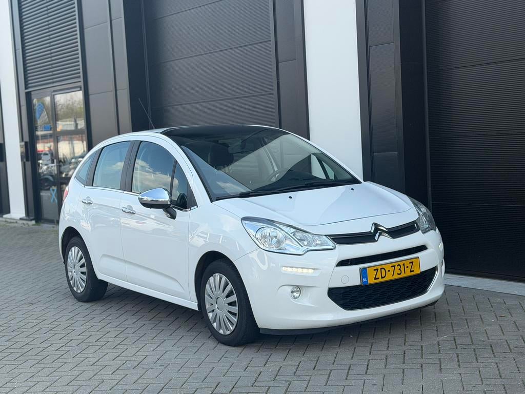 Citroën C3 1.2 VTI 60KW/82PK 2013 Wit Airco, Auto's, Voorwielaandrijving, Parkeersensor, 31 €/maand, 1199 cc