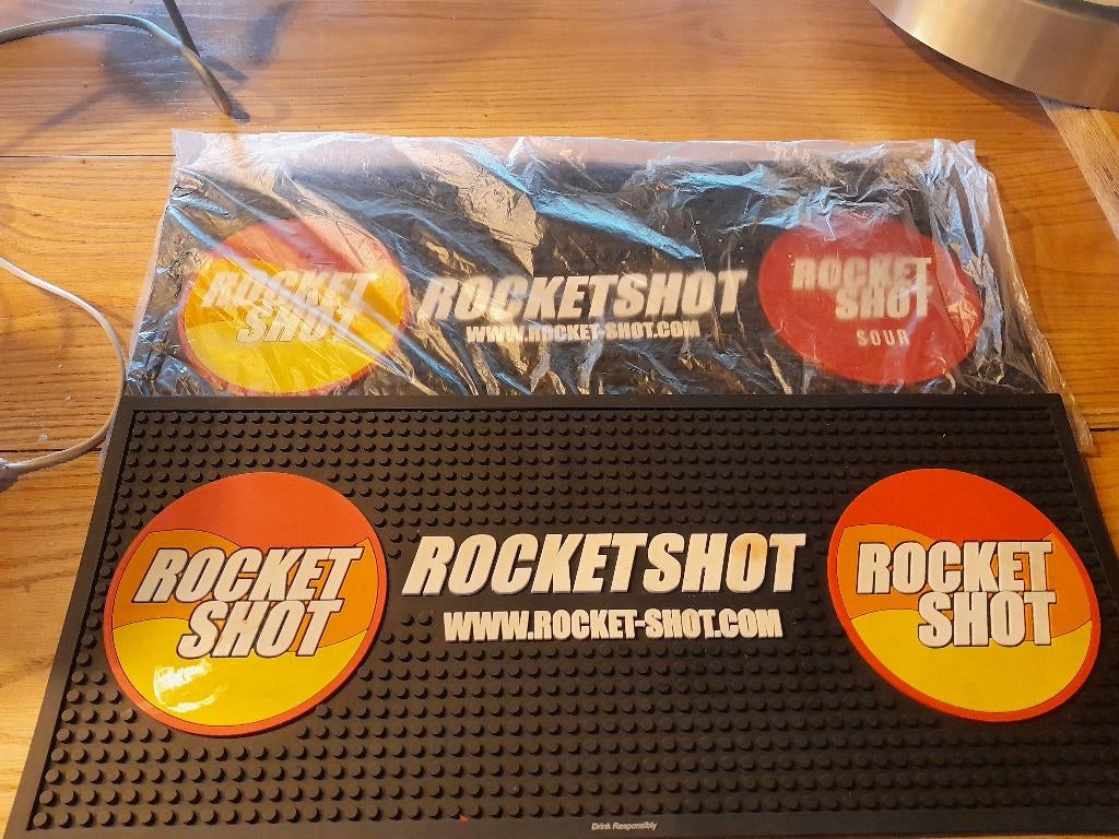 barmat rocketshot 2 stuks, Ophalen of Verzenden, Gebruikt, Gebruiksvoorwerp
