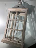 Decoratieve houten lantaarn - Shabby Chic Stijl, Ophalen of Verzenden, Gebruikt