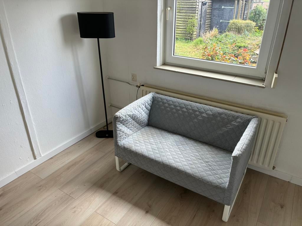 Ikea 2 persoons bank met ijzeren onderstel, Ophalen of Verzenden, 75 tot 100 cm, Tweepersoons