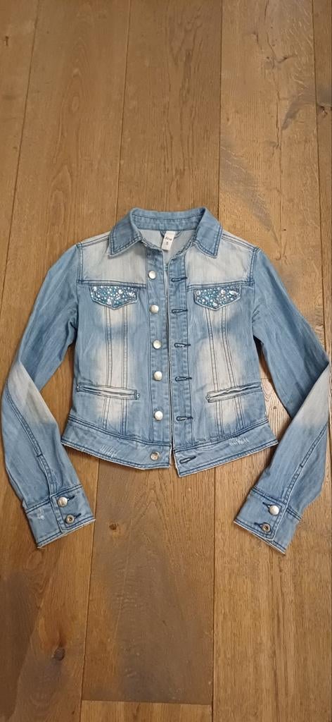 Stoer spijkerjack maat S zo goed als nieuw, Kleding | Dames, Ophalen of Verzenden, Zo goed als nieuw, Maat 36 (S), Blauw